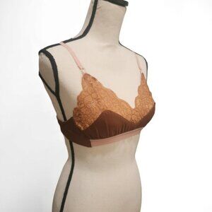 Ladies Lounge Bralette in Milk Chocolate
